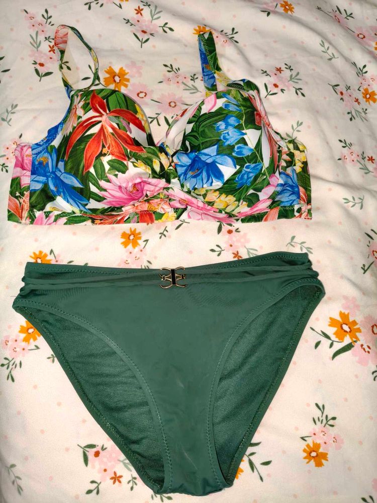 Floral Bikini Set New