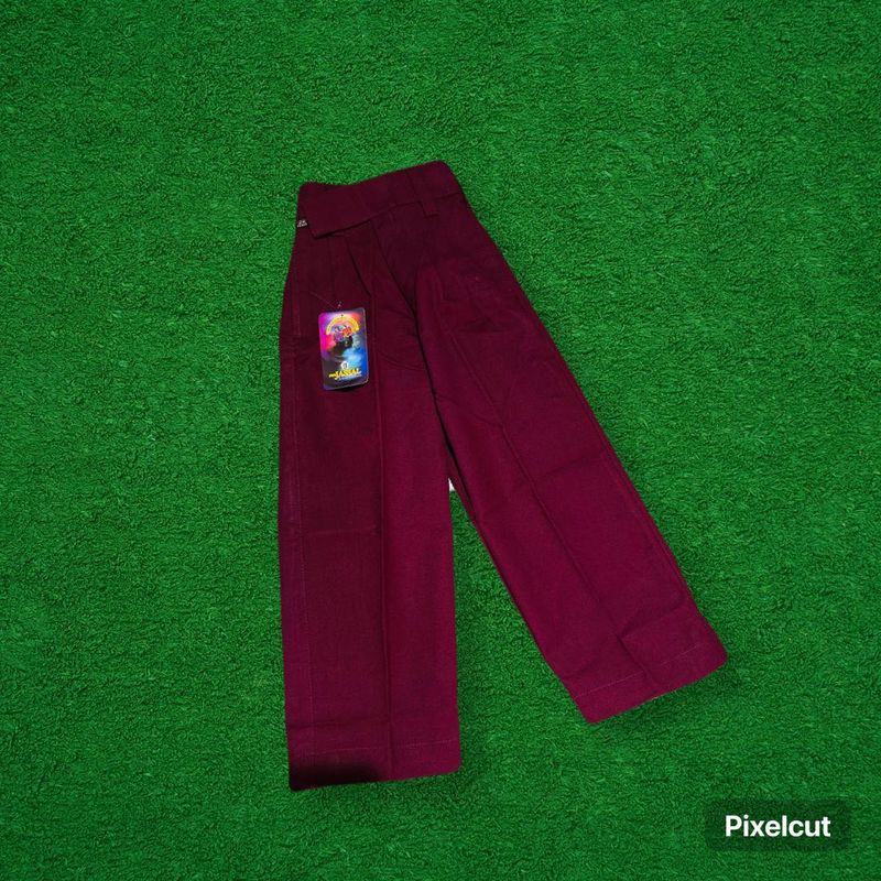 Boys Maroon Pants