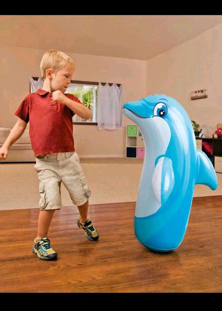 Inflatable Dolphin Bop Bag