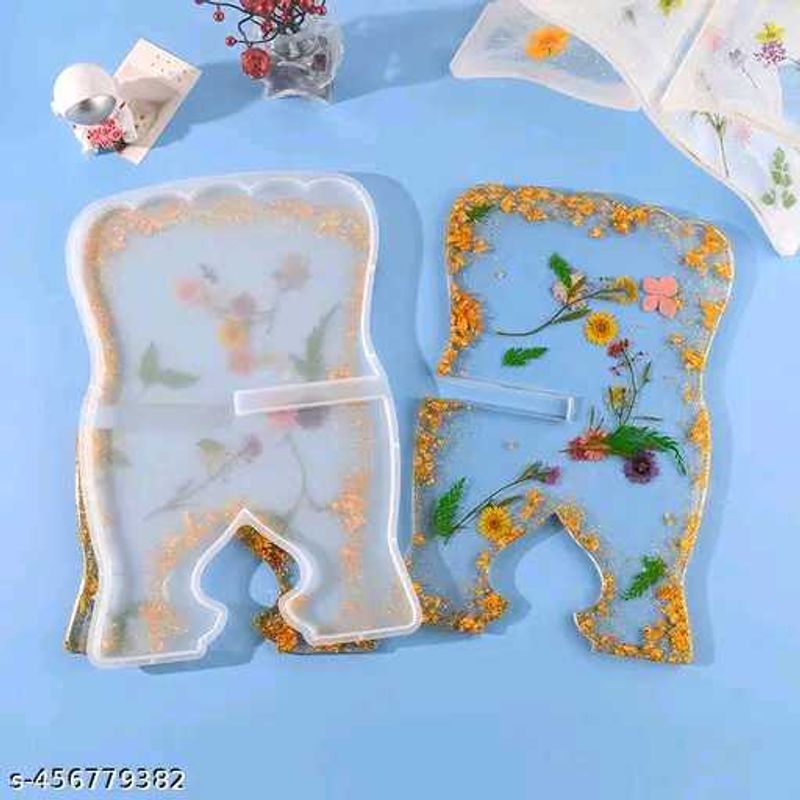 Floral Resin Phone Stand