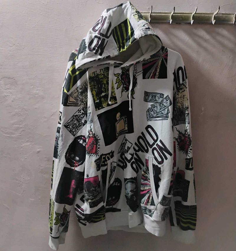 Men&#39;s Graphic Print Hoodie (Size - XL)