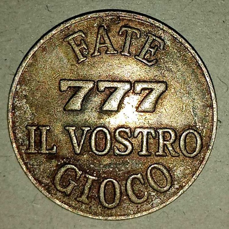 Vintage FATE 777 Casino Token