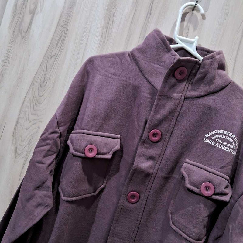 Purple Hoodie Jacket