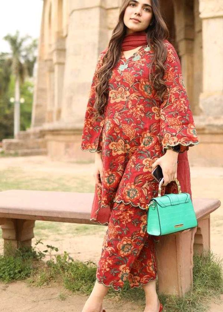 floral suit beautiful maria maroon