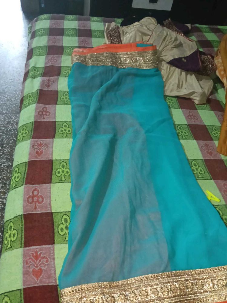 Elegant Blue saree