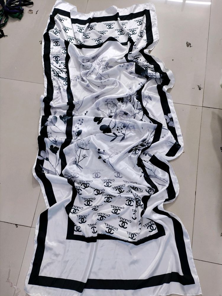 Branded Print Silk Hijab