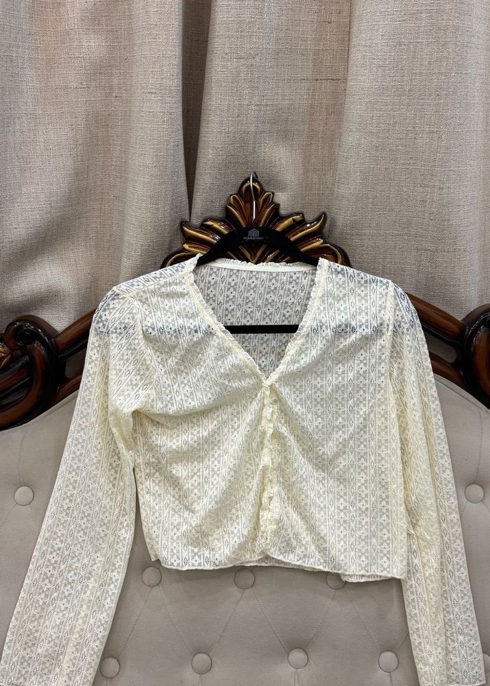 Lace Long Sleeve Top