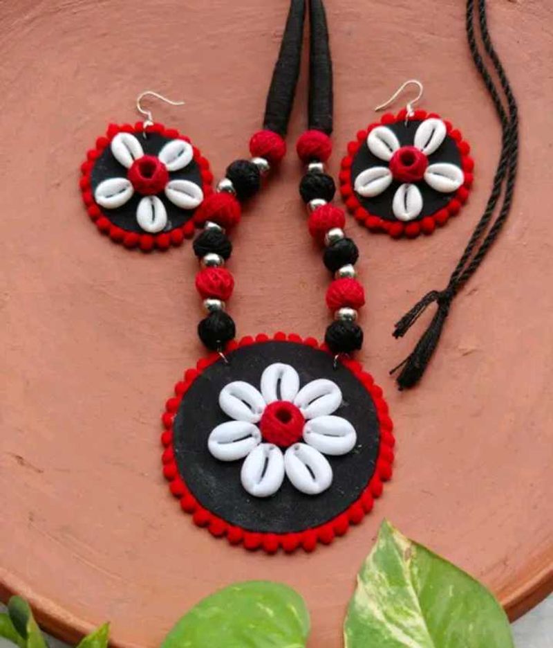 Handmade Necklace &amp; Earring Set