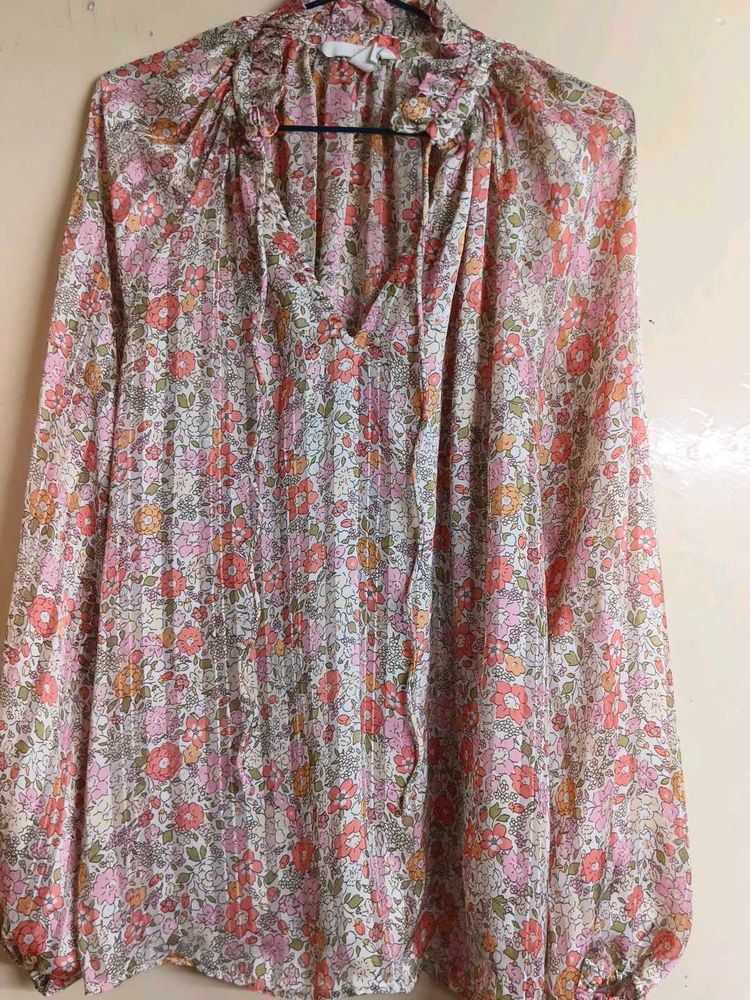 Original H&amp;M Floral Tunic Top