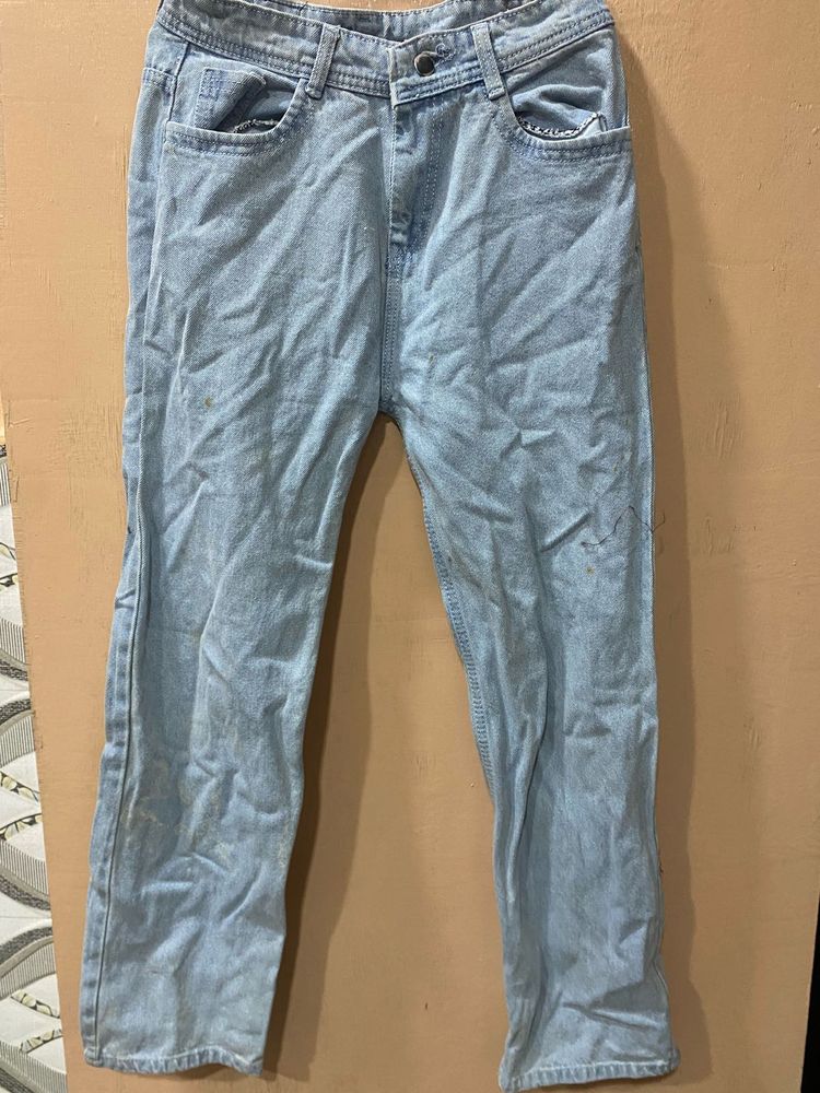 Light Wash Denim Jeans