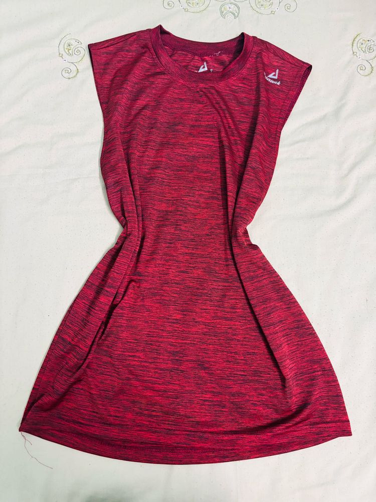 Red Workout Top