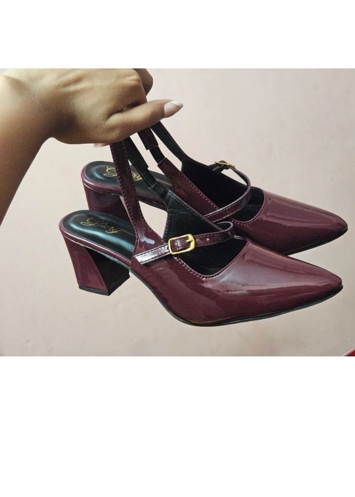 Burgundy Heels
