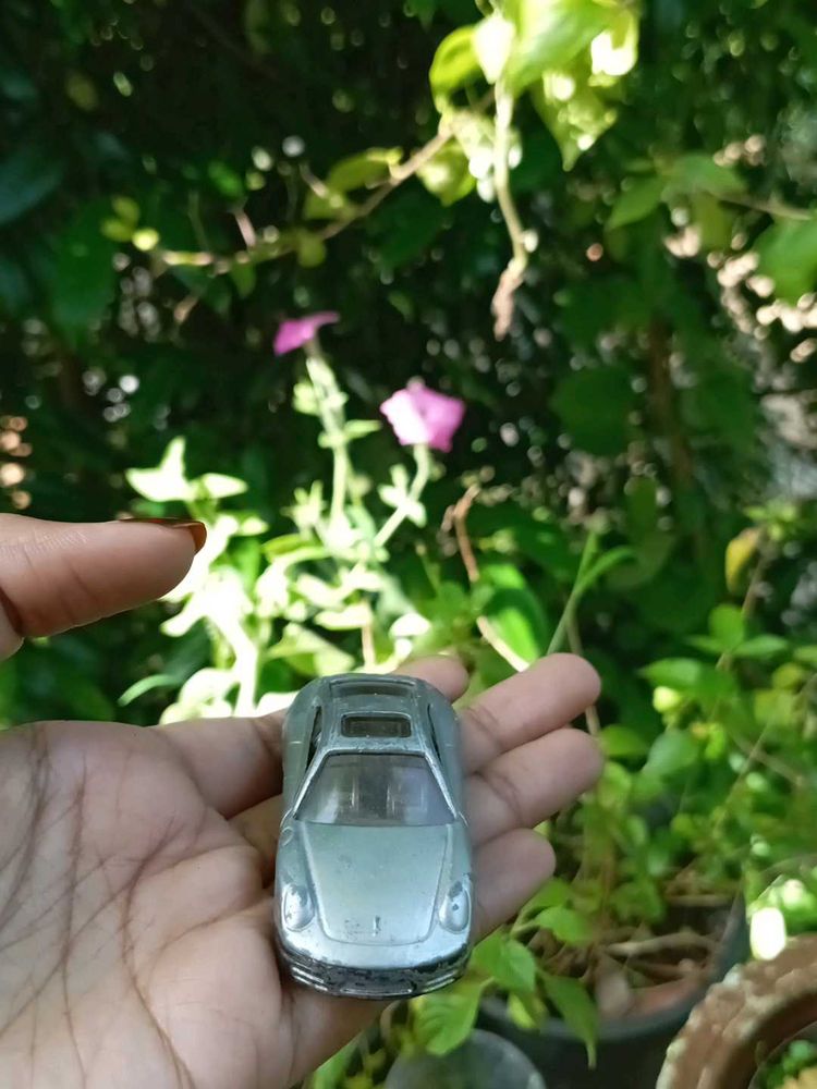 Silver Toy Car