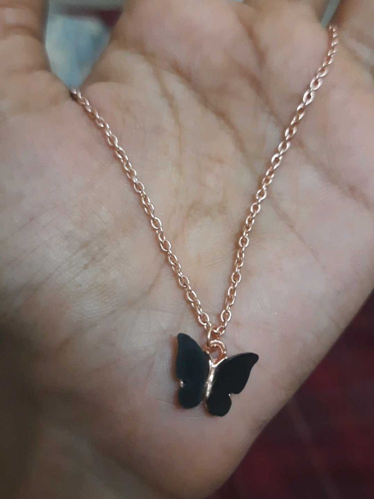 Butterfly Pendant Necklace
