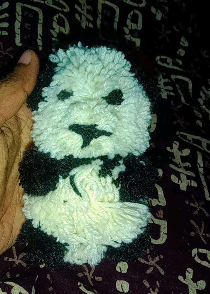 Panda Pom-Pom Charm