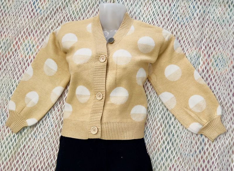 Cute Polka Dot Cardigan
