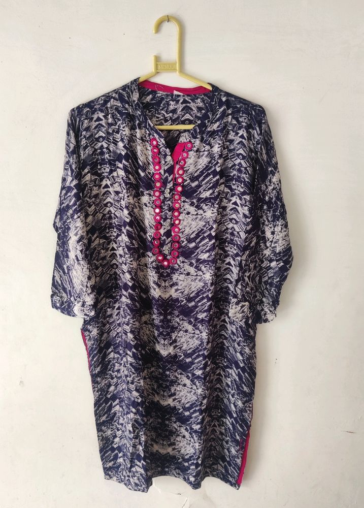 Women&#39;s Daily Wear Long Kurti- XL