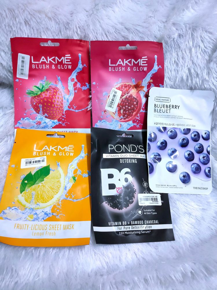 Pack Of 5 Sheet Mask