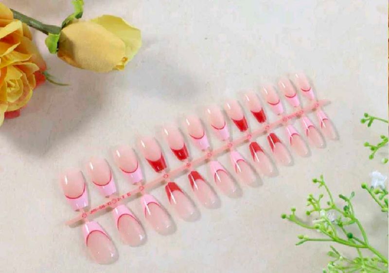 French Tip Press-On Nails