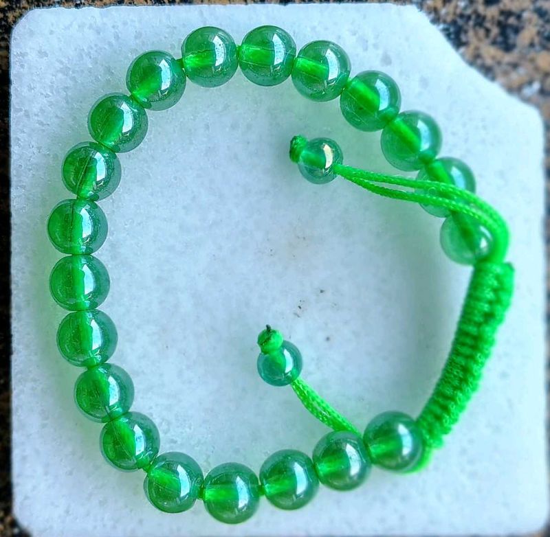Green Beaded Bracelet