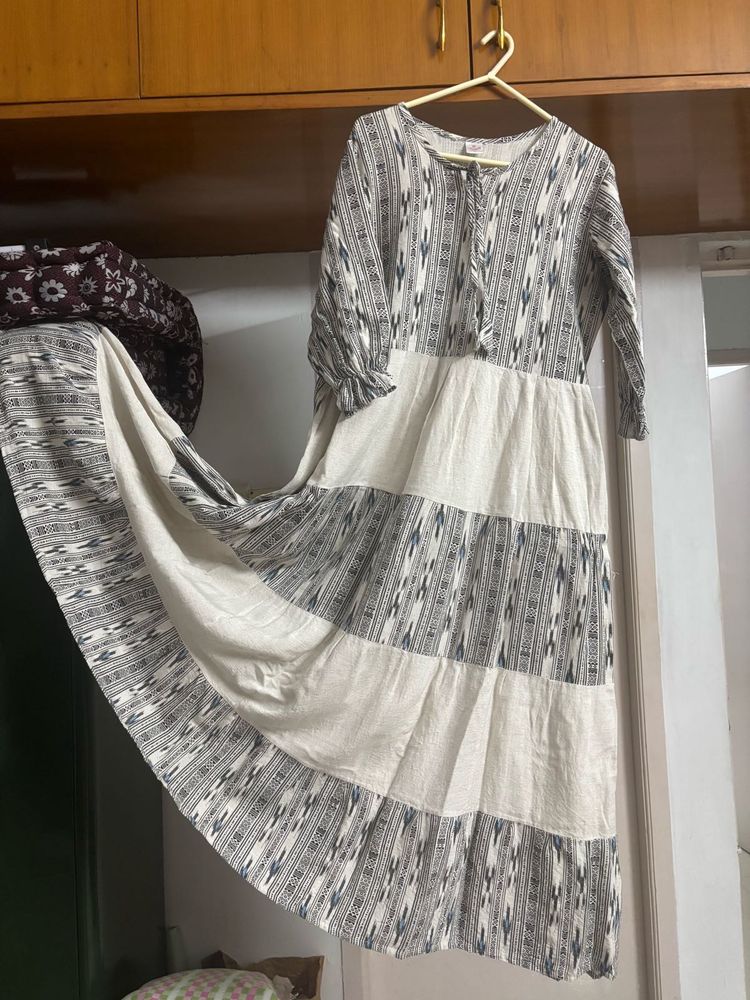 Ikat Design Full Gown