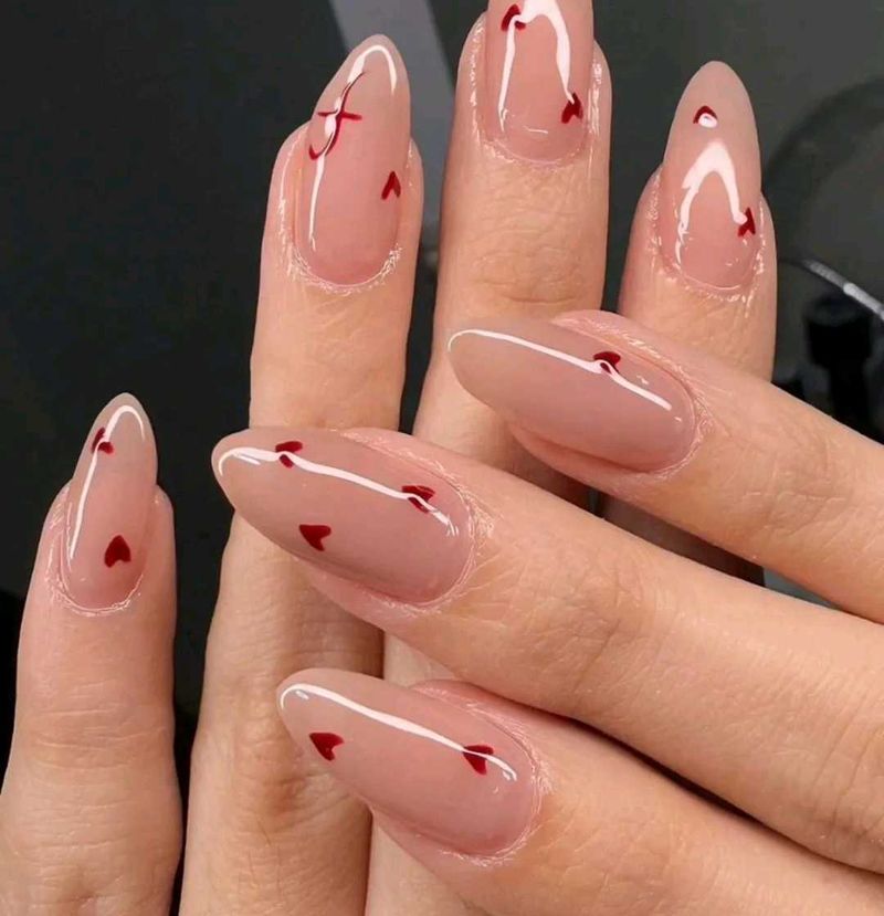 Press ons - Heart Nail Art♥️