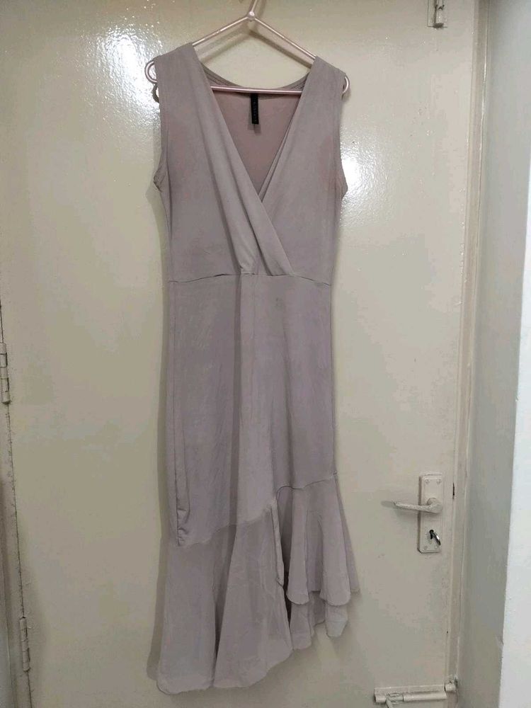 Fit And Flare Bodycon Nude Partywear