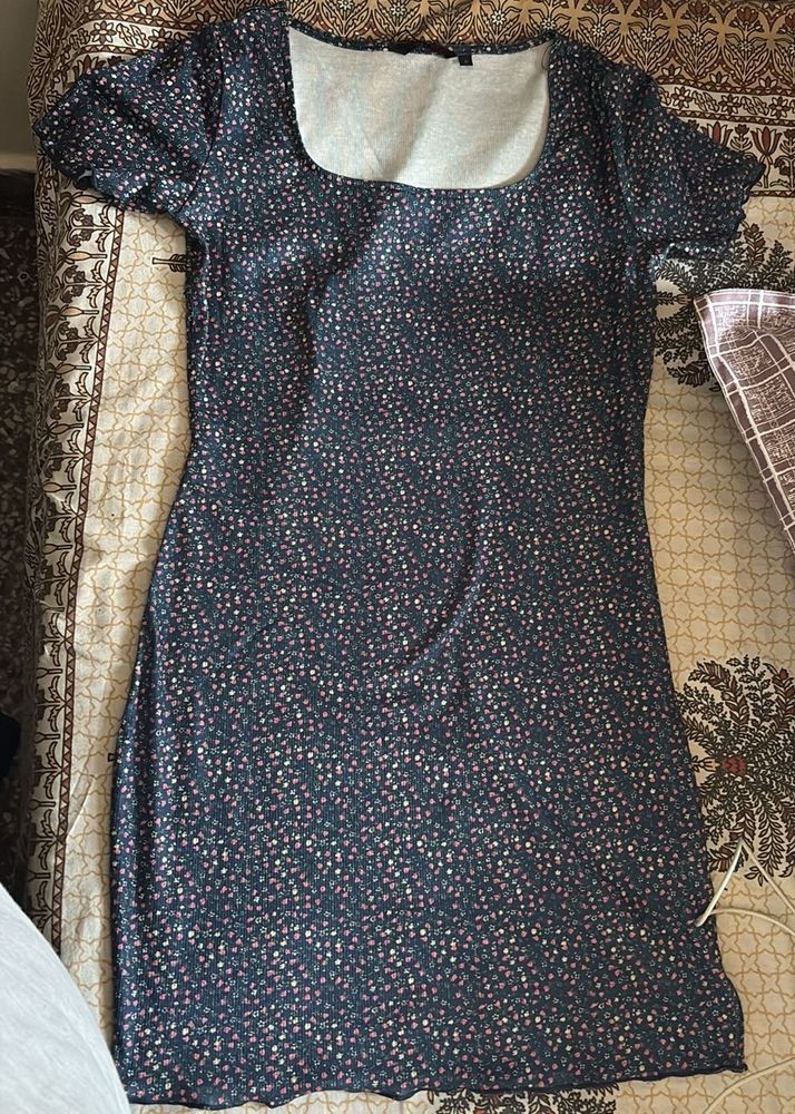 Floral Print Mini Dress