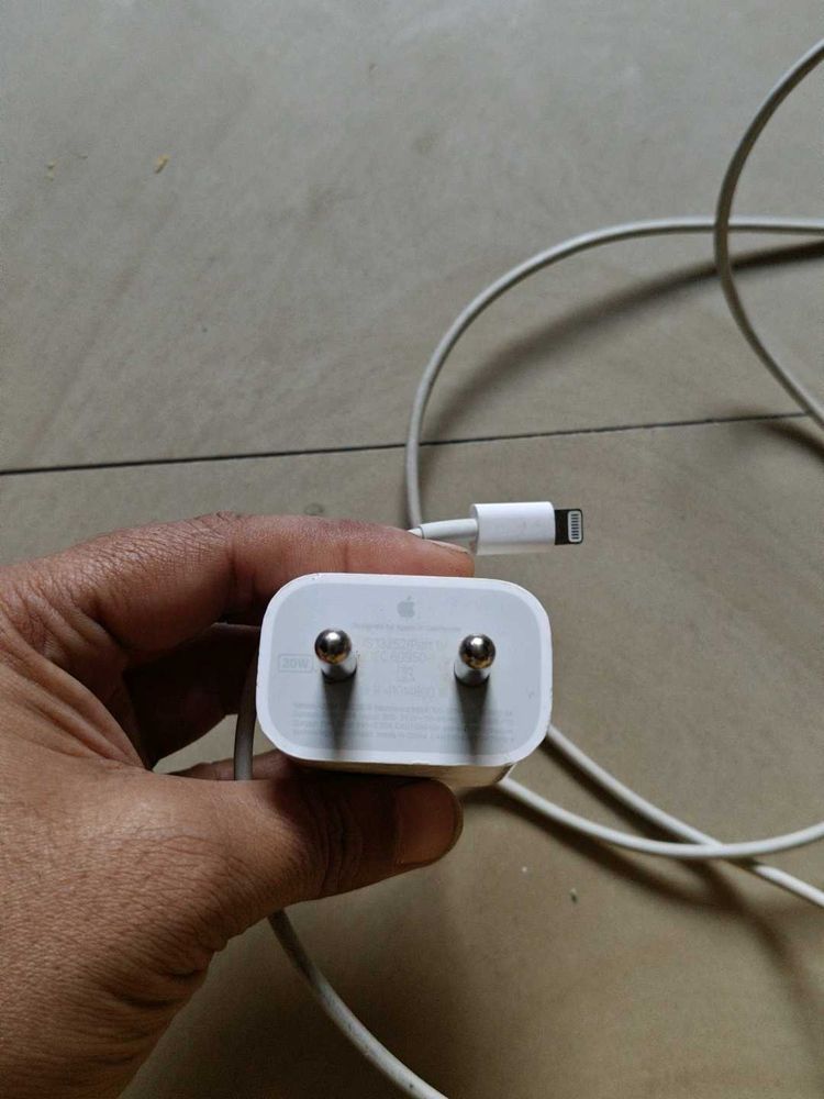 Apple original adapter with cable 20w