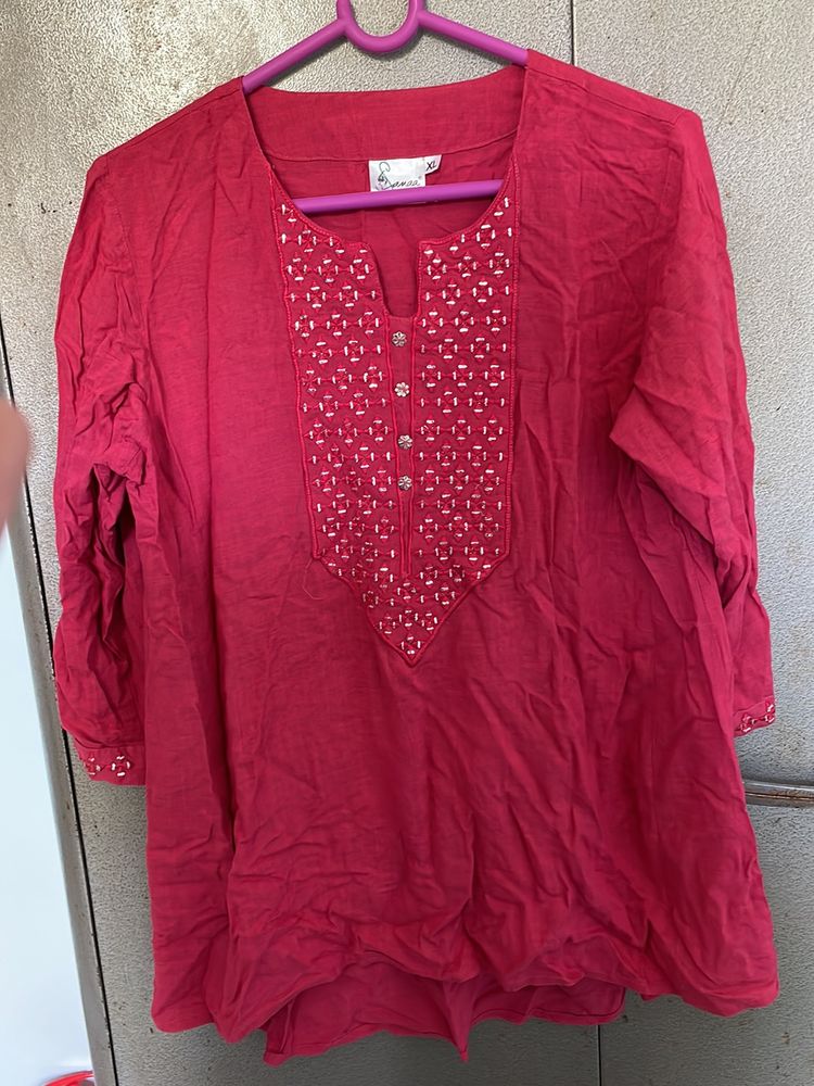 Pink Cotton Top