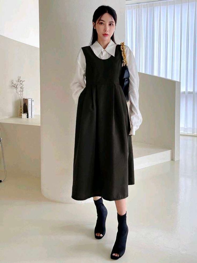 Sleeveless Midi Dress