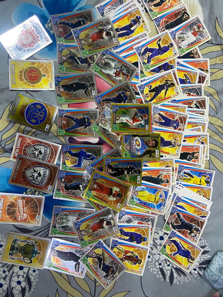 Cricket Attax 2012 Lot – Golds, Silvers, Bases, Bo