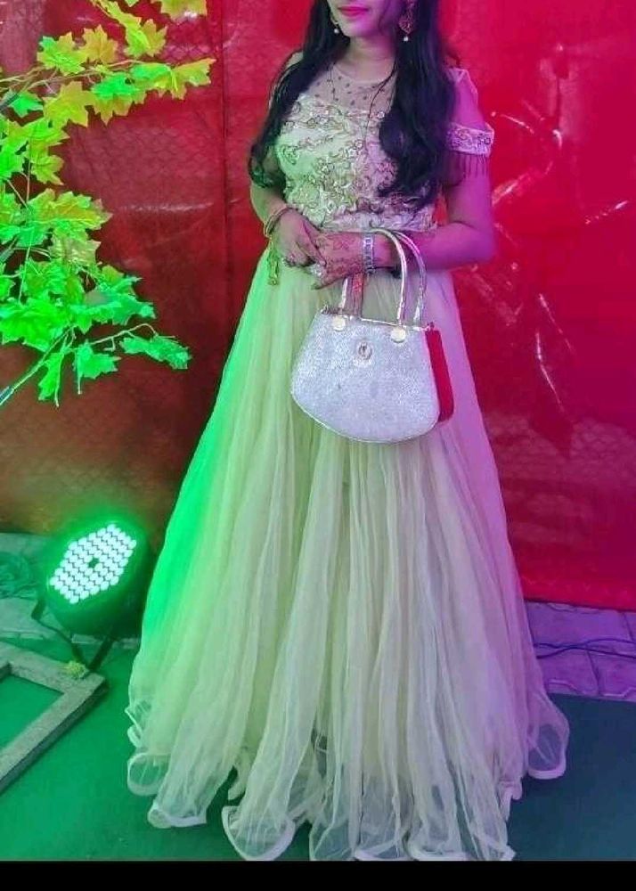 Green Lehenga