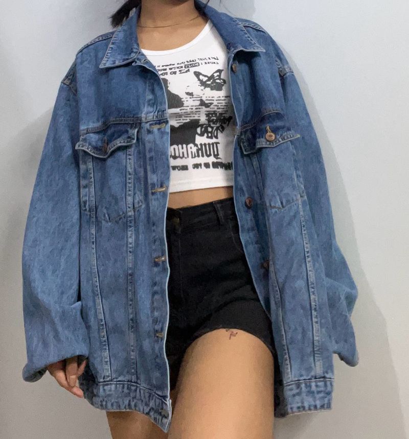 Unisex Denim Oversized Jacket