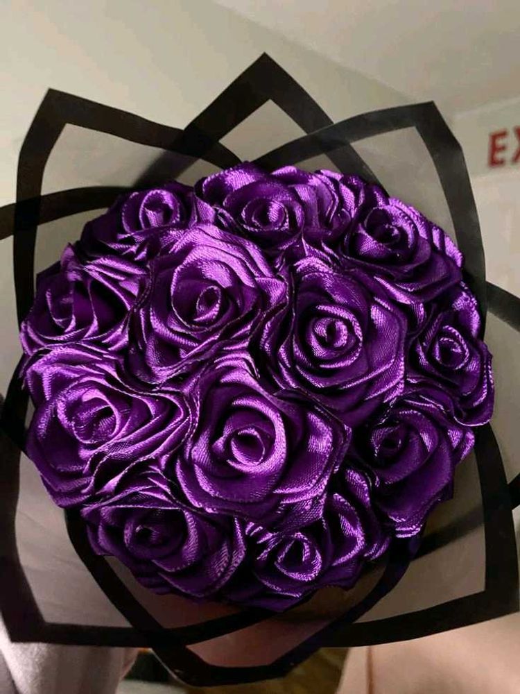 Purple Rose Bouquet
