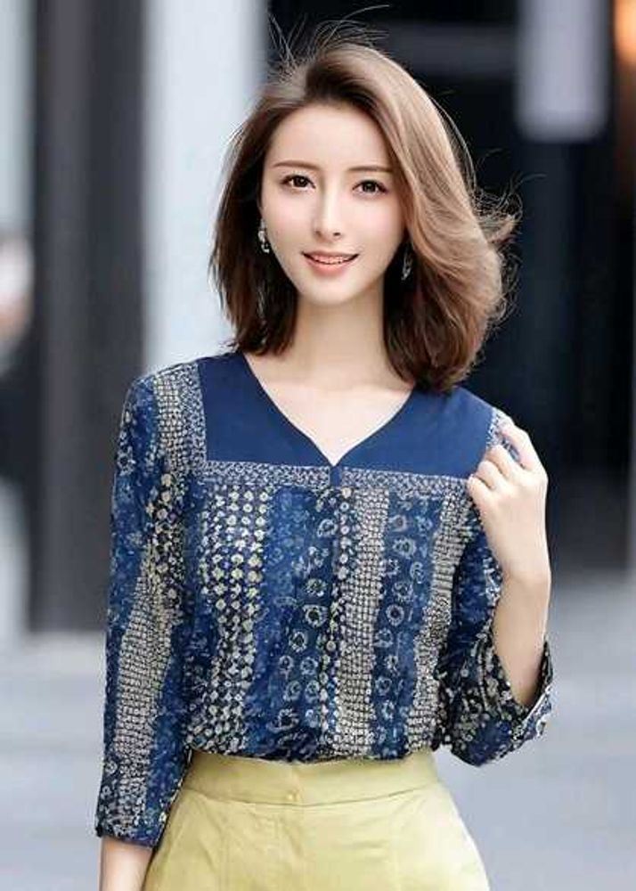 Elegant Floral Blouse