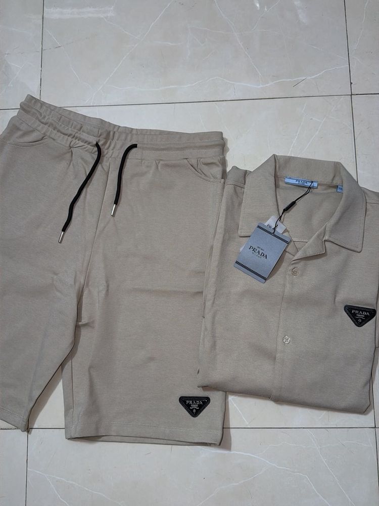 Prada Half Shirt &amp; Shorts Set - New with Ta