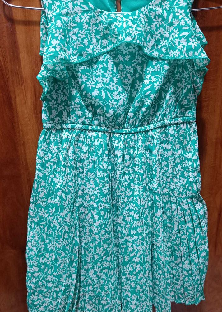 Green &amp; Black Kids Dresses Combo