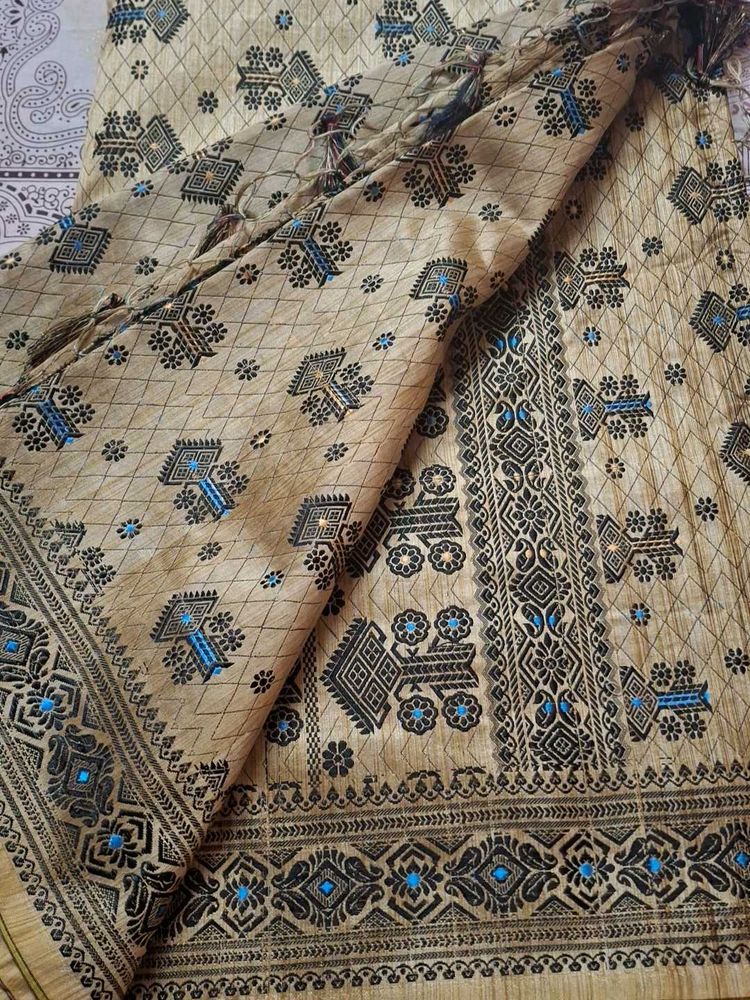 Ethnic assam silk Saree