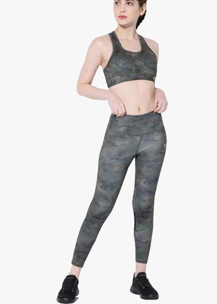 Silvertraq Women's Regular Leggings Army Camo