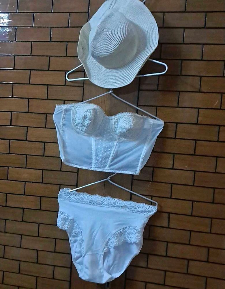 Combo Of Three Imported Corset And Hat