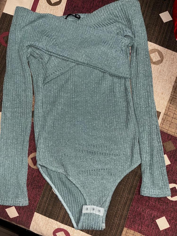 Ribbed Long Sleeve Bodysuit