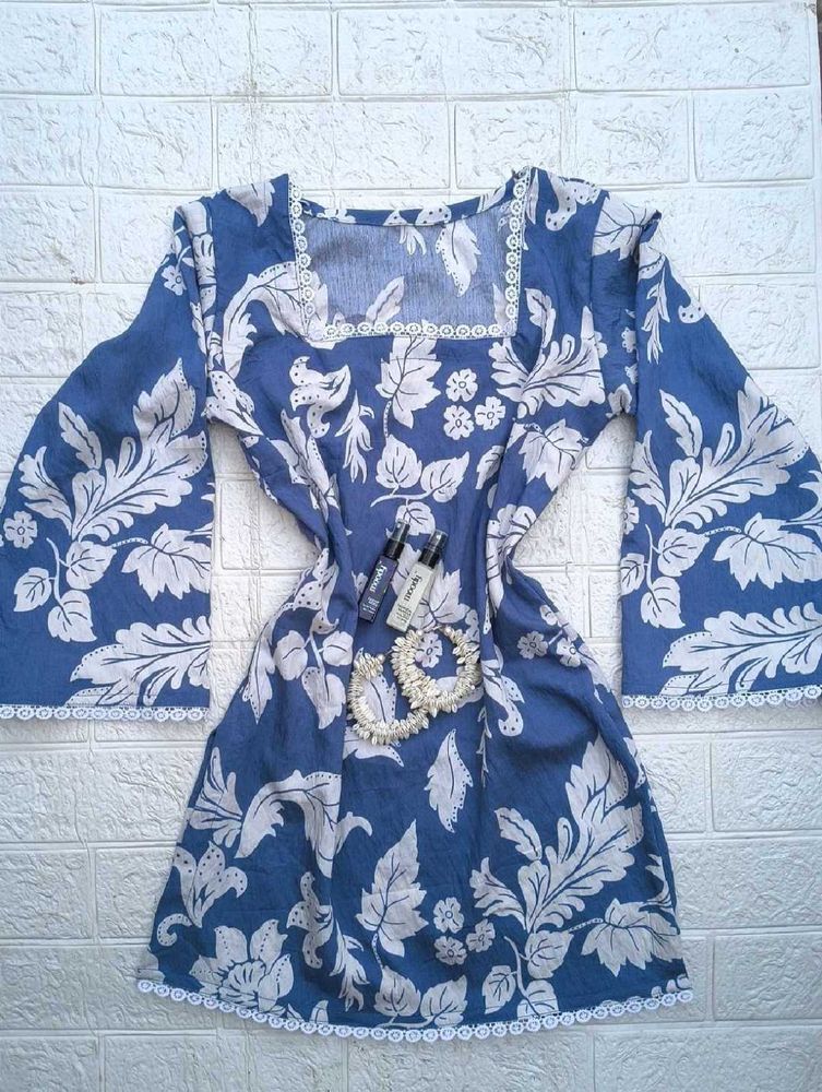 Blue Short Kurti 💙