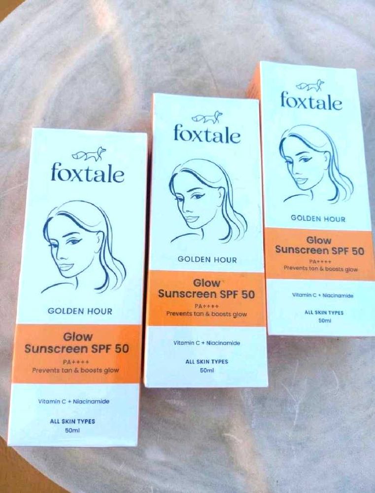 Foxtale Glow Sunscreen SPF 50