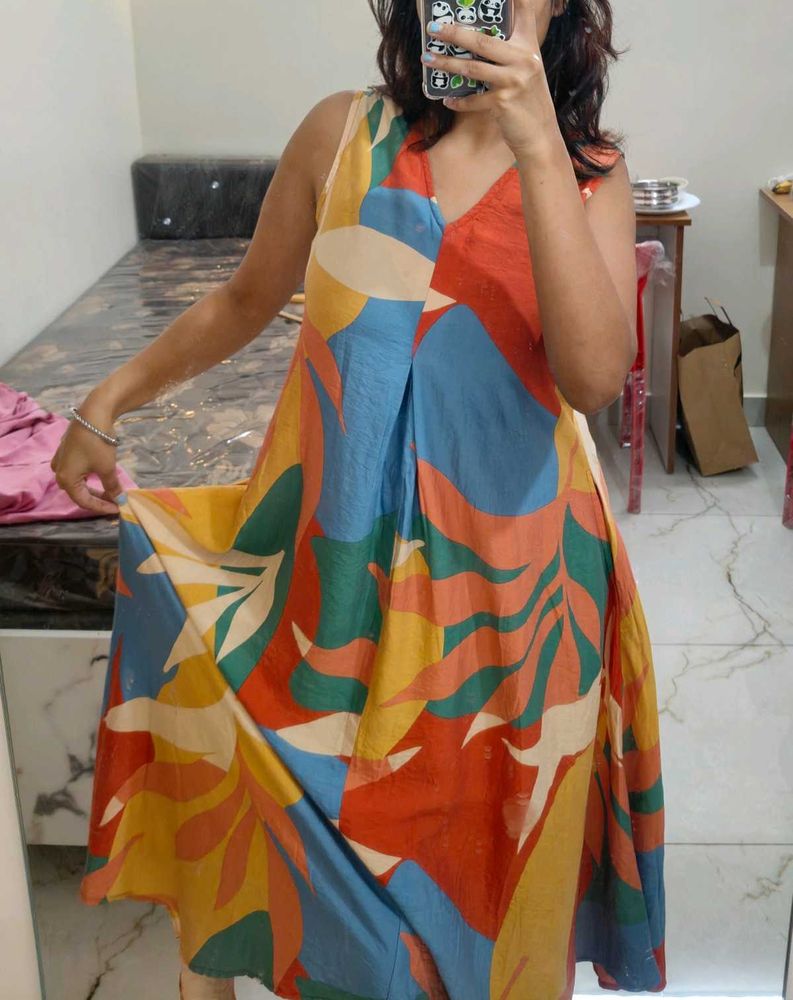 MAX Boho A-line Maxi dress