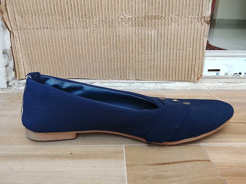 Navy Blue Ballerinas