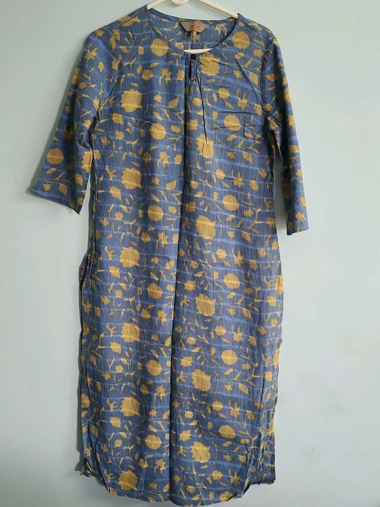Floral Print Kurta