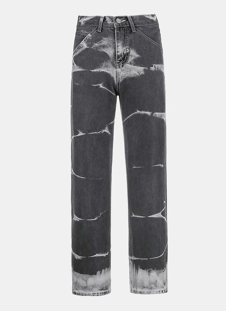 Black Tie Dye Jeans