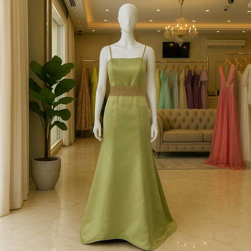 Elegant Green Gown