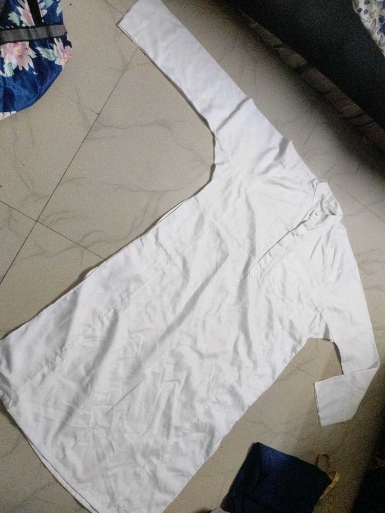 Men White Kurta